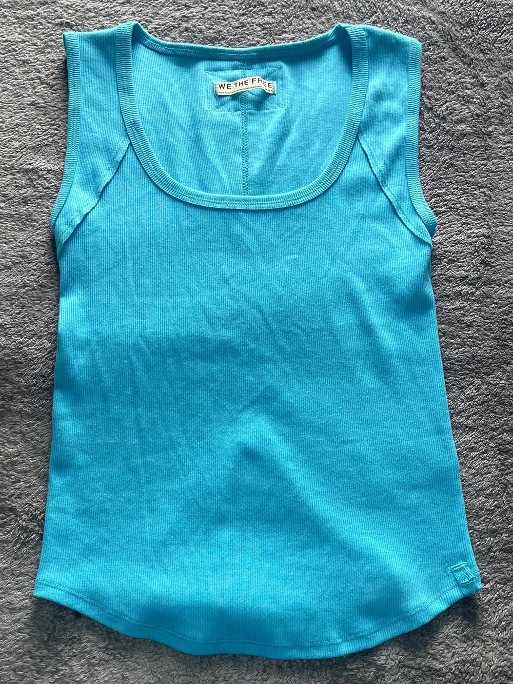 We The Free People Women’s Blue Tank Top Size M